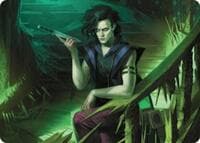 Winter, Misanthropic Guide Art Card - Art Series: Duskmourn: House of Horror - Magic: The Gathering card