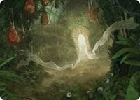 Hushwood Verge Art Card - Art Series: Duskmourn: House of Horror - Magic: The Gathering card