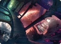 Terramorphic Expanse Art Card - Art Series: Duskmourn: House of Horror - Magic: The Gathering card