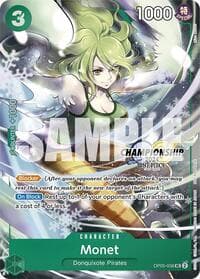 Monet (CS 2024 Event Pack Finalist) - One Piece Promotion Cards - One Piece Card Game card