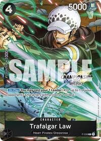 Trafalgar Law - P-038 (CS 2024 Event Pack Finalist) - One Piece Promotion Cards - One Piece Card Game card
