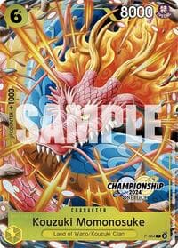 Kouzuki Momonosuke (CS 2024 Event Pack Finalist) - One Piece Promotion Cards - One Piece Card Game card
