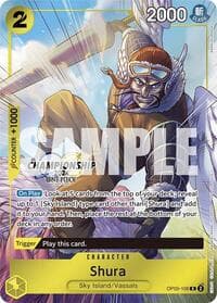 Shura (CS 2024 Celebration Pack) - One Piece Promotion Cards - One Piece Card Game card