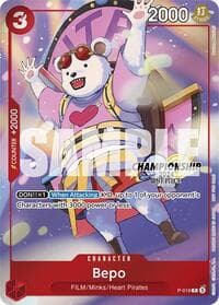 Bepo (CS 2024 Celebration Pack) - One Piece Promotion Cards - One Piece Card Game card