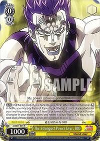 The Strongest Power Ever, DIO - JoJo's Bizarre Adventure: Stardust Crusaders Premium Booster - Weiss Schwarz card