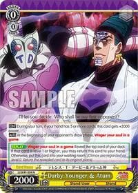 Darby Younger & Atum - JoJo's Bizarre Adventure: Stardust Crusaders Premium Booster - Weiss Schwarz card