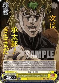 Arrogant and Disrespectful, DIO (JJR) - JoJo's Bizarre Adventure: Stardust Crusaders Premium Booster - Weiss Schwarz card
