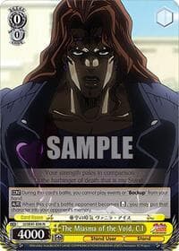 The Miasma of the Void, C.I - JoJo's Bizarre Adventure: Stardust Crusaders Premium Booster - Weiss Schwarz card