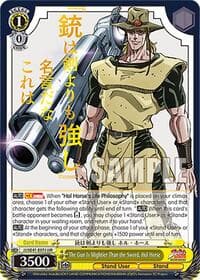 The Gun Is Mightier Than the Sword, Hol Horse (JJR) - JoJo's Bizarre Adventure: Stardust Crusaders Premium Booster - Weiss Schwarz card