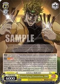 Horrifying Execution, DIO - JoJo's Bizarre Adventure: Stardust Crusaders Premium Booster - Weiss Schwarz card