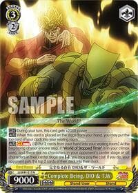 Complete Being, DIO & T.W - JoJo's Bizarre Adventure: Stardust Crusaders Premium Booster - Weiss Schwarz card