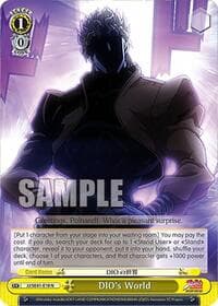 DIO's World - JoJo's Bizarre Adventure: Stardust Crusaders Premium Booster - Weiss Schwarz card