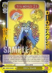 DIO's World (JJR) - JoJo's Bizarre Adventure: Stardust Crusaders Premium Booster - Weiss Schwarz card