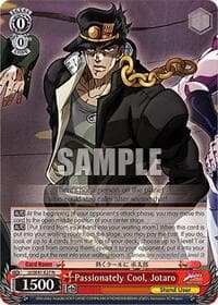 Passionately Cool, Jotaro - JoJo's Bizarre Adventure: Stardust Crusaders Premium Booster - Weiss Schwarz card