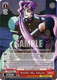 Reliable Ally, Kakyoin - JoJo's Bizarre Adventure: Stardust Crusaders Premium Booster - Weiss Schwarz card