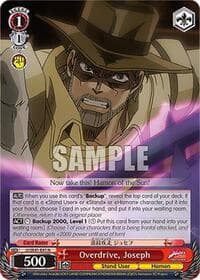 Overdrive, Joseph - JoJo's Bizarre Adventure: Stardust Crusaders Premium Booster - Weiss Schwarz card