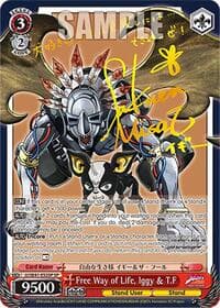 Free Way of Life, Iggy & T.F (SP) - JoJo's Bizarre Adventure: Stardust Crusaders Premium Booster - Weiss Schwarz card