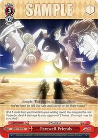 Farewell Friends - JoJo's Bizarre Adventure: Stardust Crusaders Premium Booster - Weiss Schwarz card