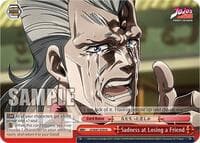 Sadness at Losing a Friend - JoJo's Bizarre Adventure: Stardust Crusaders Premium Booster - Weiss Schwarz card