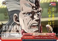 Sadness at Losing a Friend (JJR) - JoJo's Bizarre Adventure: Stardust Crusaders Premium Booster - Weiss Schwarz card