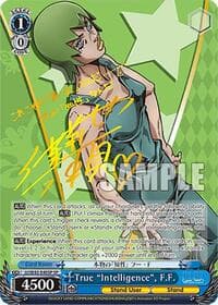 True "Intelligence", F.F. (SP) - JoJo's Bizarre Adventure: Stone Ocean Premium Booster - Weiss Schwarz card