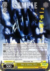The 2 Discs, P.S (JJR) - JoJo's Bizarre Adventure: Stone Ocean Premium Booster - Weiss Schwarz card