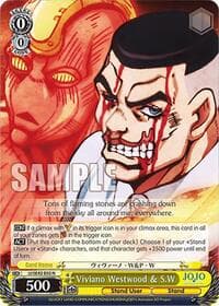 Viviano Westwood & S.W - JoJo's Bizarre Adventure: Stone Ocean Premium Booster - Weiss Schwarz card
