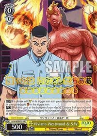 Viviano Westwood & S.W (JJR) - JoJo's Bizarre Adventure: Stone Ocean Premium Booster - Weiss Schwarz card
