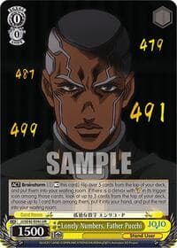 Lonely Numbers, Father Pucchi (JJR) - JoJo's Bizarre Adventure: Stone Ocean Premium Booster - Weiss Schwarz card
