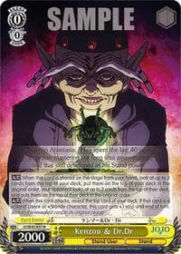 Kenzou & Dr.Dr - JoJo's Bizarre Adventure: Stone Ocean Premium Booster - Weiss Schwarz card