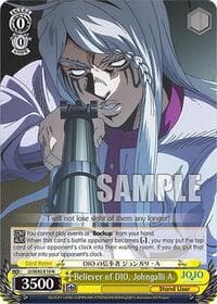 Believer of DIO, Johngalli A. - JoJo's Bizarre Adventure: Stone Ocean Premium Booster - Weiss Schwarz card