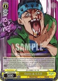 Gwess & G.G.D - JoJo's Bizarre Adventure: Stone Ocean Premium Booster - Weiss Schwarz card