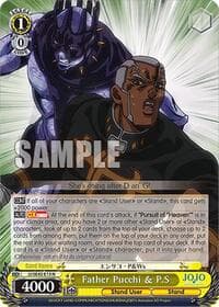 Father Pucchi & P.S - JoJo's Bizarre Adventure: Stone Ocean Premium Booster - Weiss Schwarz card