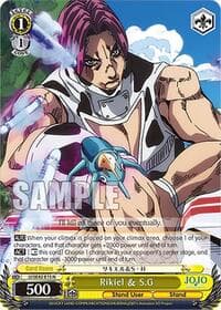 Rikiel & S.G - JoJo's Bizarre Adventure: Stone Ocean Premium Booster - Weiss Schwarz card