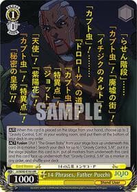 14 Phrases, Father Pucchi (JJR) - JoJo's Bizarre Adventure: Stone Ocean Premium Booster - Weiss Schwarz card
