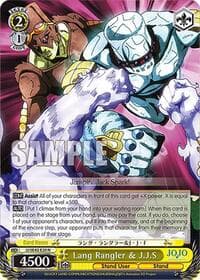 Lang Rangler & J.J.S - JoJo's Bizarre Adventure: Stone Ocean Premium Booster - Weiss Schwarz card