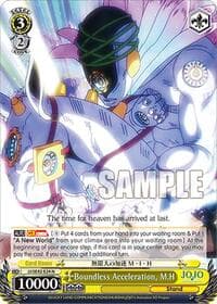 Boundless Acceleration, M.H - JoJo's Bizarre Adventure: Stone Ocean Premium Booster - Weiss Schwarz card