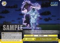 A New World - JoJo's Bizarre Adventure: Stone Ocean Premium Booster - Weiss Schwarz card