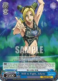 Will to Fight, Jolyne - JoJo's Bizarre Adventure: Stone Ocean Premium Booster - Weiss Schwarz card