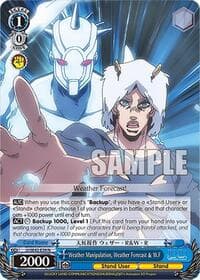 Weather Manipulation, Weather Forecast & W.F - JoJo's Bizarre Adventure: Stone Ocean Premium Booster - Weiss Schwarz card
