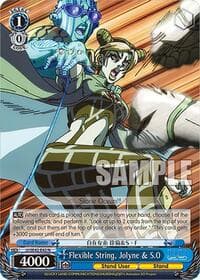 Flexible String, Jolyne & S.O - JoJo's Bizarre Adventure: Stone Ocean Premium Booster - Weiss Schwarz card