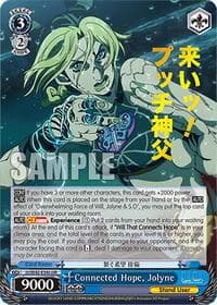 Connected Hope, Jolyne (JJR) - JoJo's Bizarre Adventure: Stone Ocean Premium Booster - Weiss Schwarz card