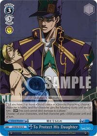 To Protect His Daughter - JoJo's Bizarre Adventure: Stone Ocean Premium Booster - Weiss Schwarz card