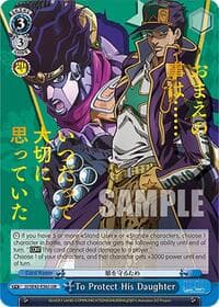 To Protect His Daughter (JJR) - JoJo's Bizarre Adventure: Stone Ocean Premium Booster - Weiss Schwarz card