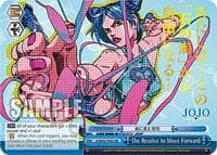 The Resolve to Move Forward (JJR) - JoJo's Bizarre Adventure: Stone Ocean Premium Booster - Weiss Schwarz card