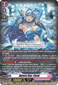 Aurora Star, Coral - DZ-LBT01: Lyrical Monasterio Sparkling Stars! - Cardfight Vanguard card
