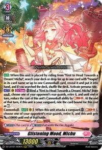 Glistening Mood, Michu - DZ-LBT01: Lyrical Monasterio Sparkling Stars! - Cardfight Vanguard card