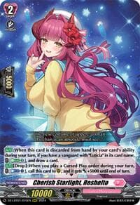 Cherish Starlight, Reshelto - DZ-LBT01: Lyrical Monasterio Sparkling Stars! - Cardfight Vanguard card