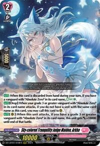 Sky-colored Tranquility Judge Maiden, Arkha - DZ-LBT01: Lyrical Monasterio Sparkling Stars! - Cardfight Vanguard card