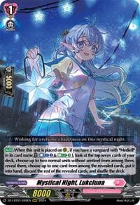 Mystical Night, Lukcluna - DZ-LBT01: Lyrical Monasterio Sparkling Stars! - Cardfight Vanguard card
